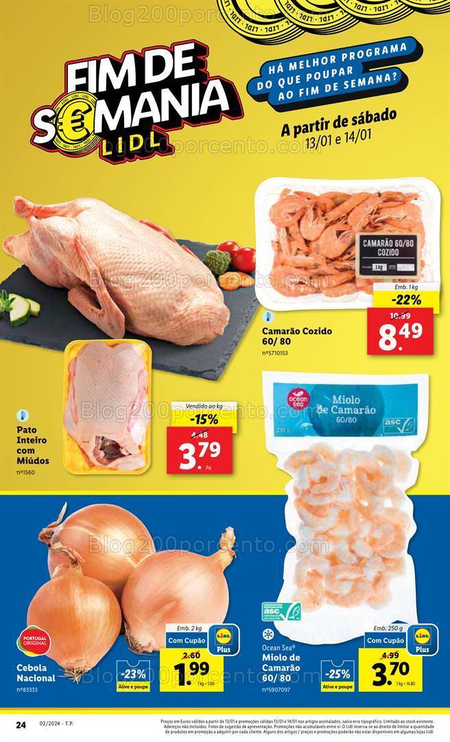 Antevisão Folheto LIDL Promoções de 11 a 17 janeiro