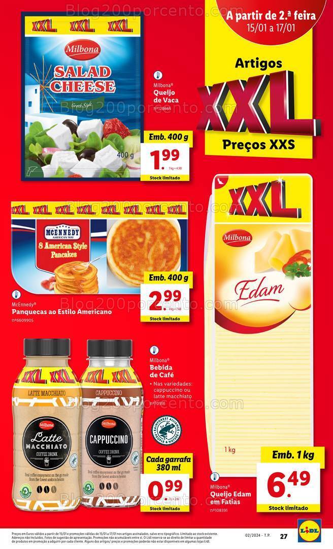 Antevisão Folheto LIDL Promoções de 11 a 17 janeiro
