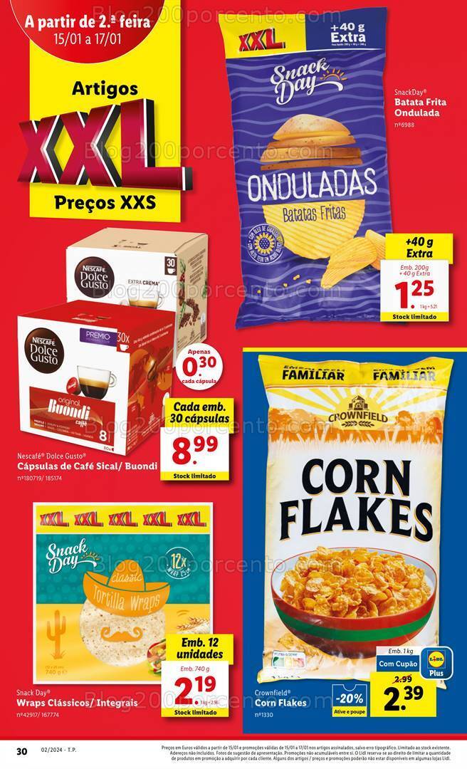Antevisão Folheto LIDL Promoções de 11 a 17 janeiro