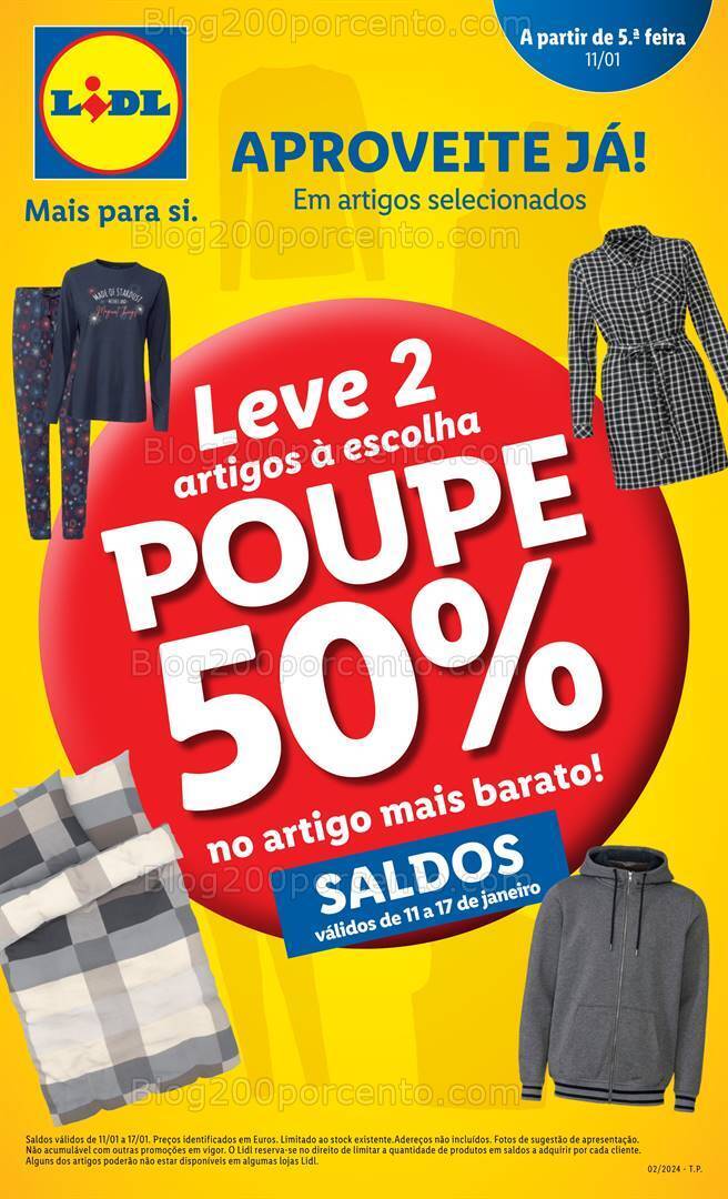 Antevisão Folheto LIDL Bazar Promoções de 11 a 17  janeiro