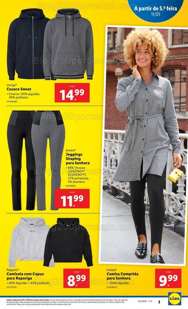 Antevisão Folheto LIDL Bazar Promoções de 11 a 17  janeiro