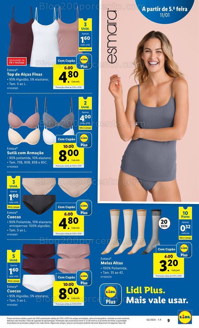 Antevisão Folheto LIDL Bazar Promoções de 11 a 17  janeiro