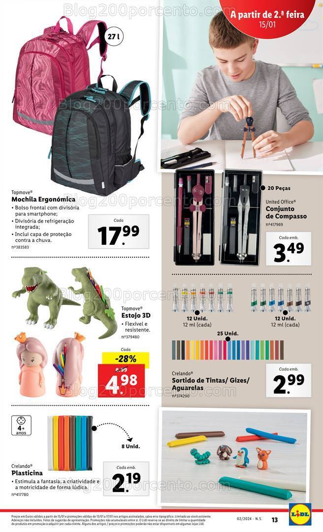Antevisão Folheto LIDL Bazar Promoções de 11 a 17  janeiro