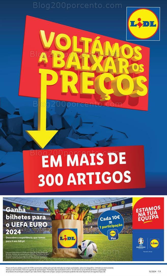 Antevisão Folheto LIDL Promoções de 11 a 17 abril
