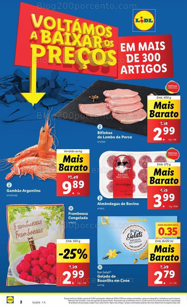 Antevisão Folheto LIDL Promoções de 11 a 17 abril