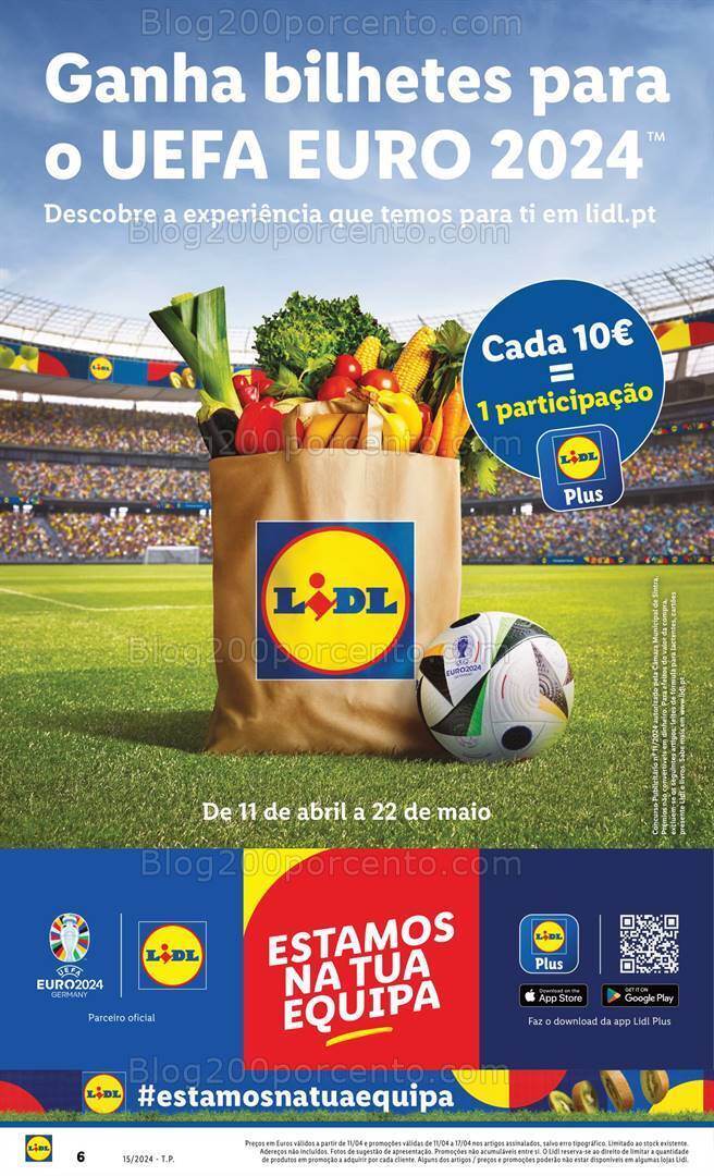 Antevisão Folheto LIDL Promoções de 11 a 17 abril