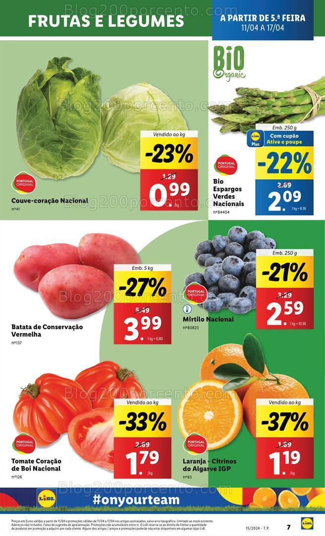 Antevisão Folheto LIDL Promoções de 11 a 17 abril