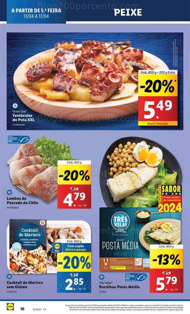 Antevisão Folheto LIDL Promoções de 11 a 17 abril