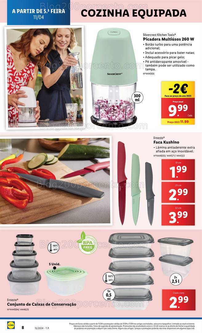 Antevisão Folheto LIDL Bazar Promoções a partir de 11 abril