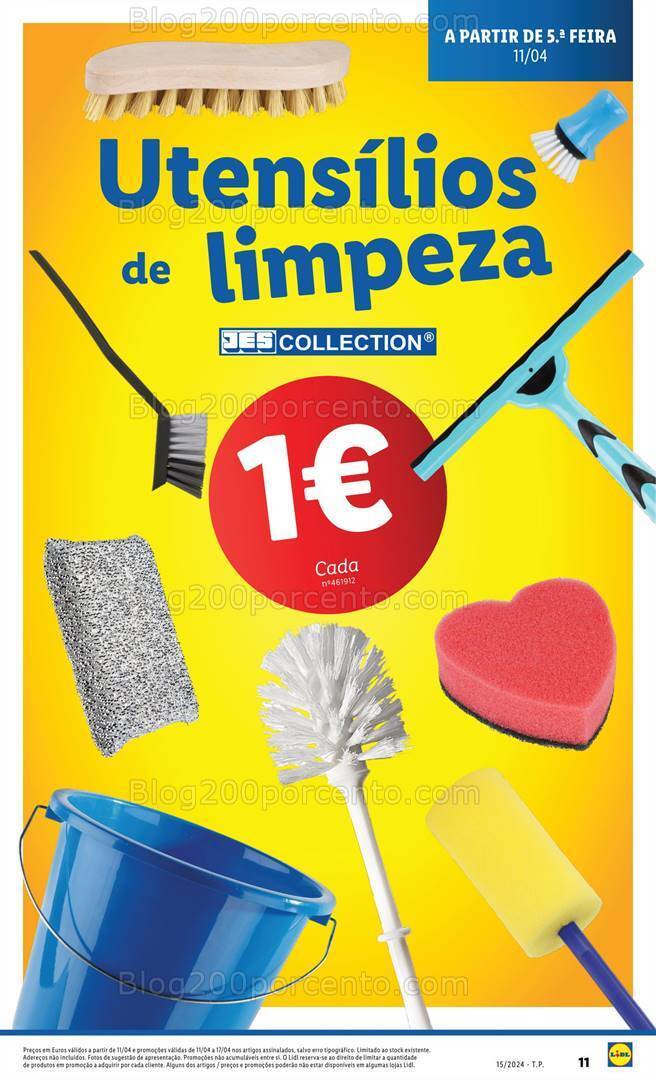 Antevisão Folheto LIDL Bazar Promoções a partir de 11 abril