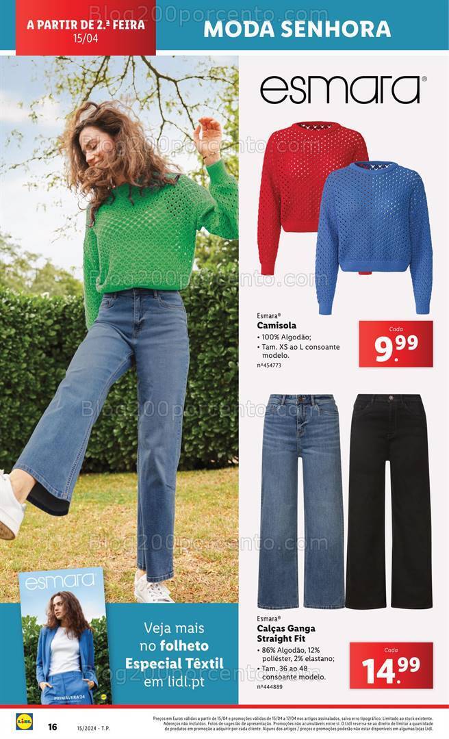 Antevisão Folheto LIDL Bazar Promoções a partir de 15 abril