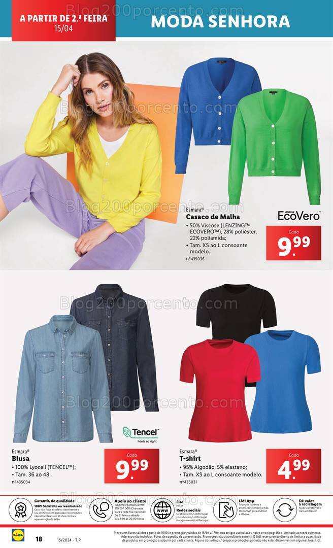 Antevisão Folheto LIDL Bazar Promoções a partir de 15 abril