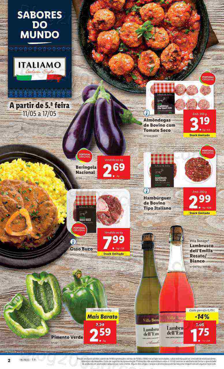 Antevisão Folheto LIDL Sabores do Mundo Promoções de 11 a 17 maio