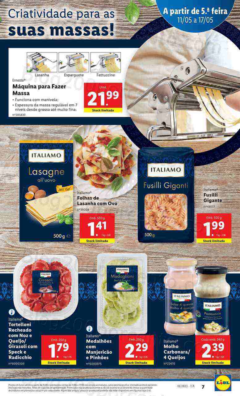 Antevisão Folheto LIDL Promoções de 11 a 17 maio