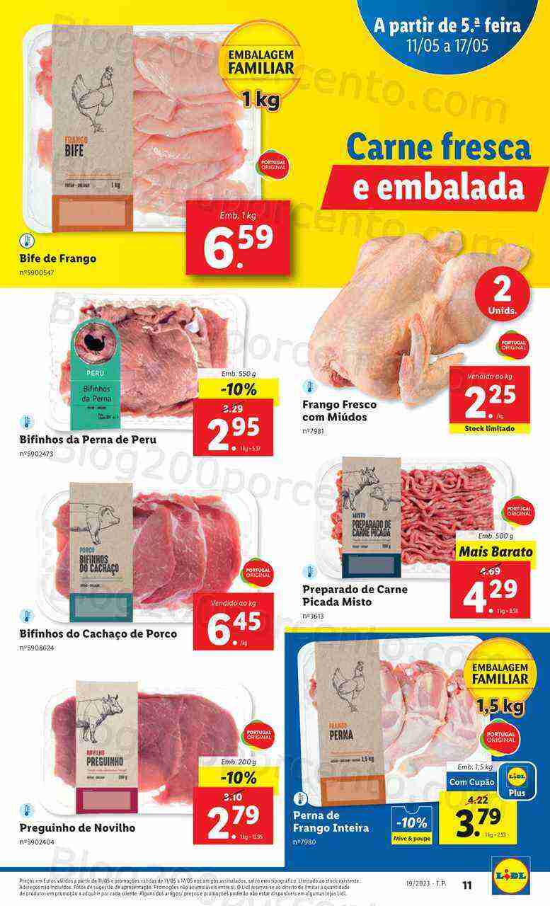 Antevisão Folheto LIDL Promoções de 11 a 17 maio