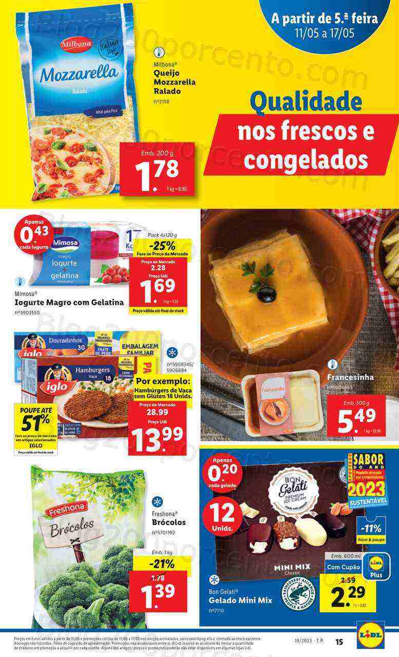 Antevisão Folheto LIDL Promoções de 11 a 17 maio