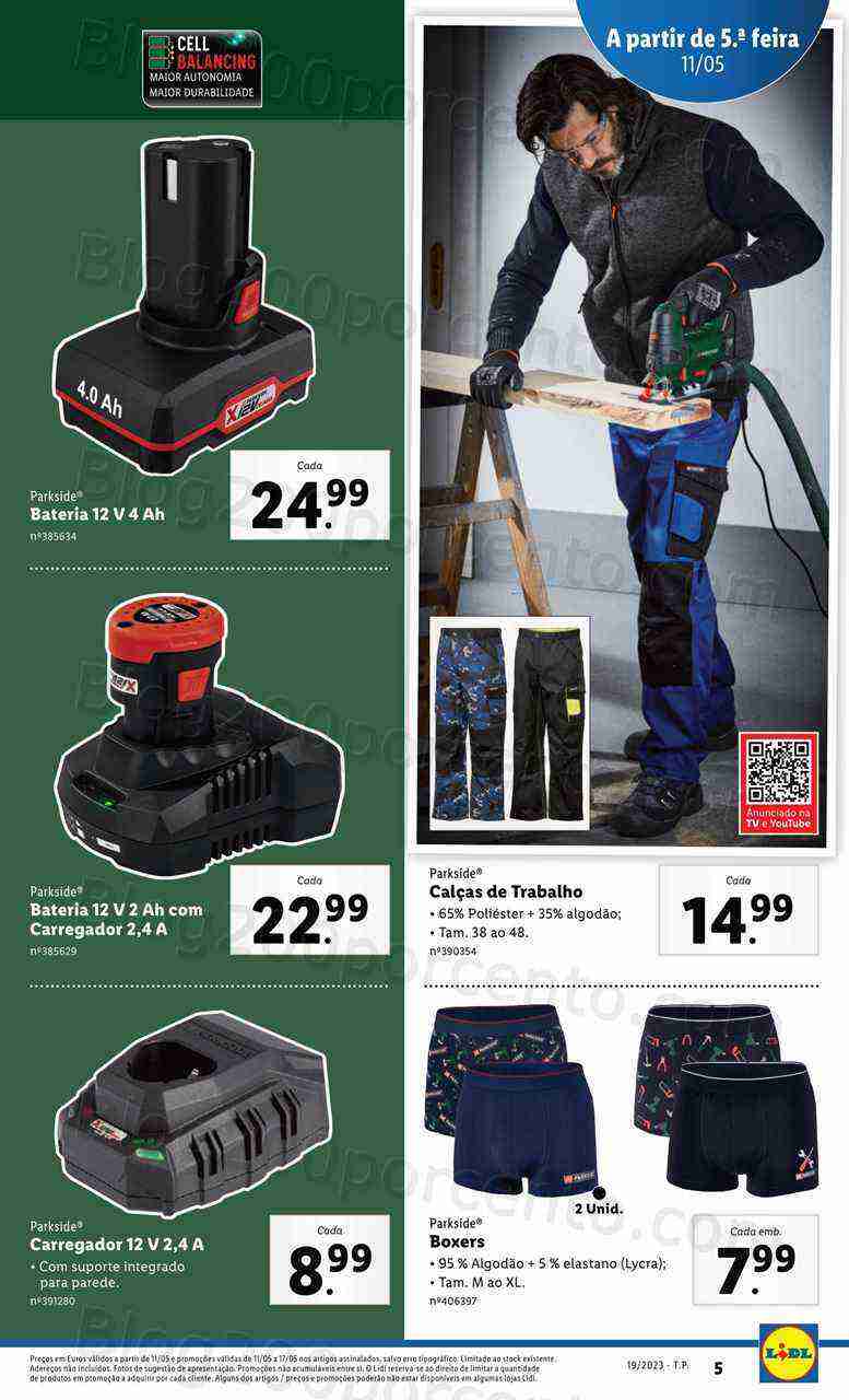 Antevisão Folheto LIDL Bazar Promoções a partir de 11 maio