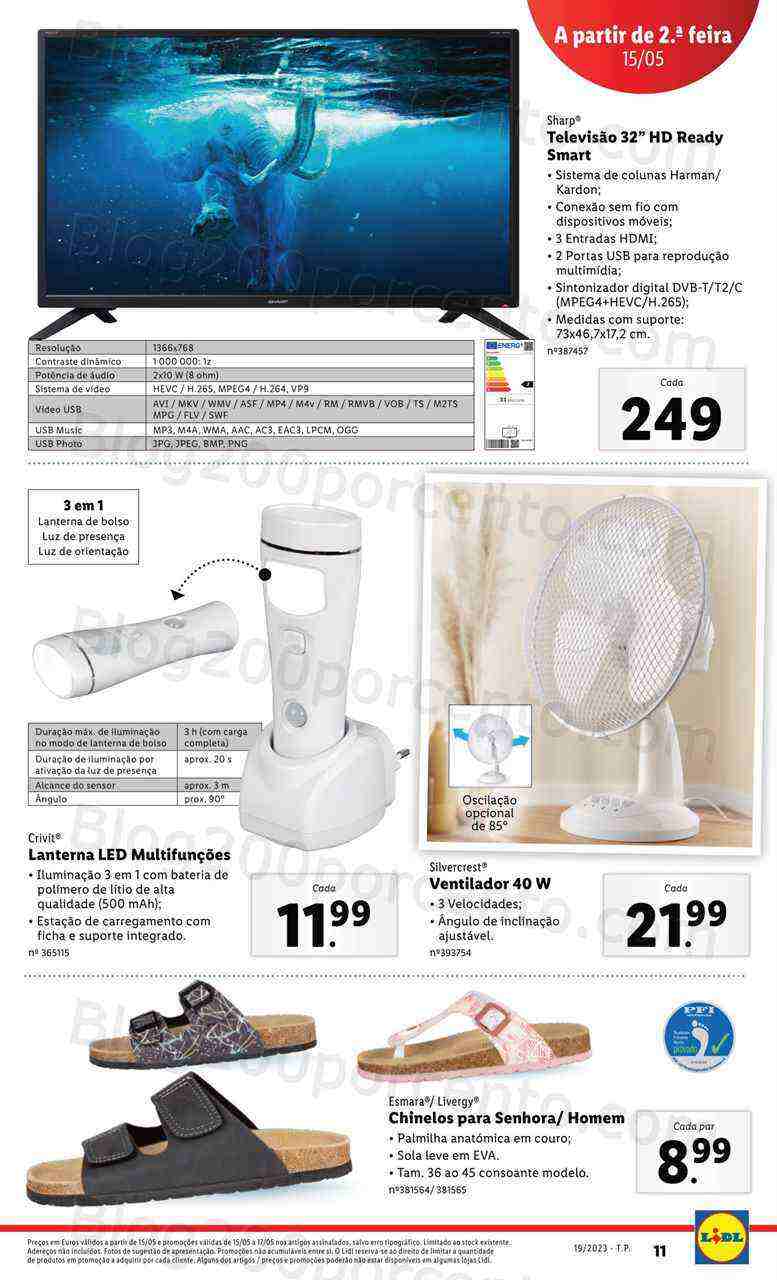 Antevisão Folheto LIDL Bazar Promoções de 11 a 17 maio