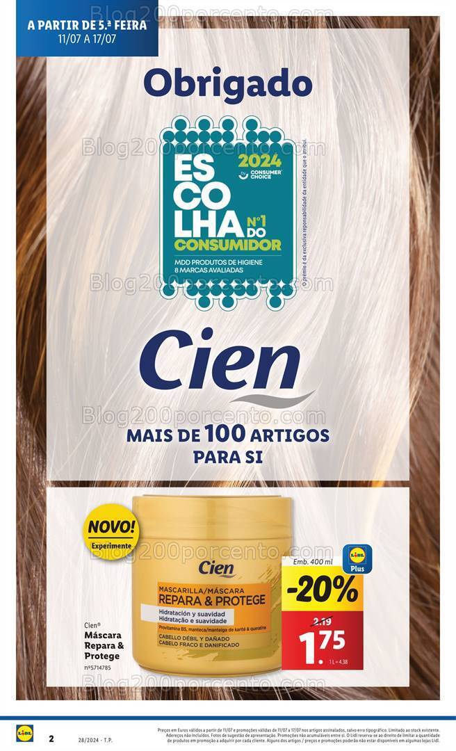 Antevisão Folheto LIDL Promoções de 11 a 17 julho