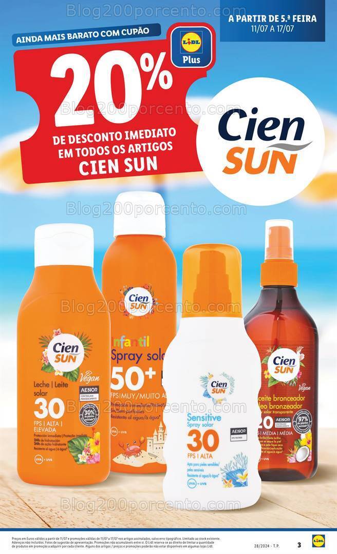 Antevisão Folheto LIDL Promoções de 11 a 17 julho