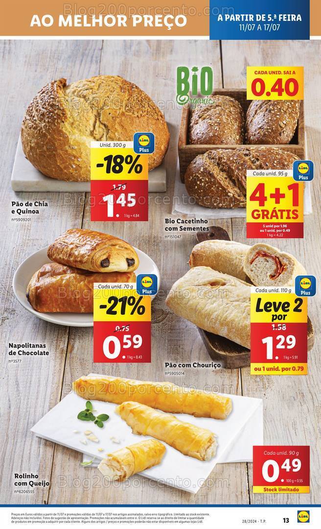 Antevisão Folheto LIDL Promoções de 11 a 17 julho