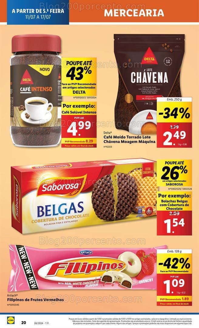 Antevisão Folheto LIDL Promoções de 11 a 17 julho