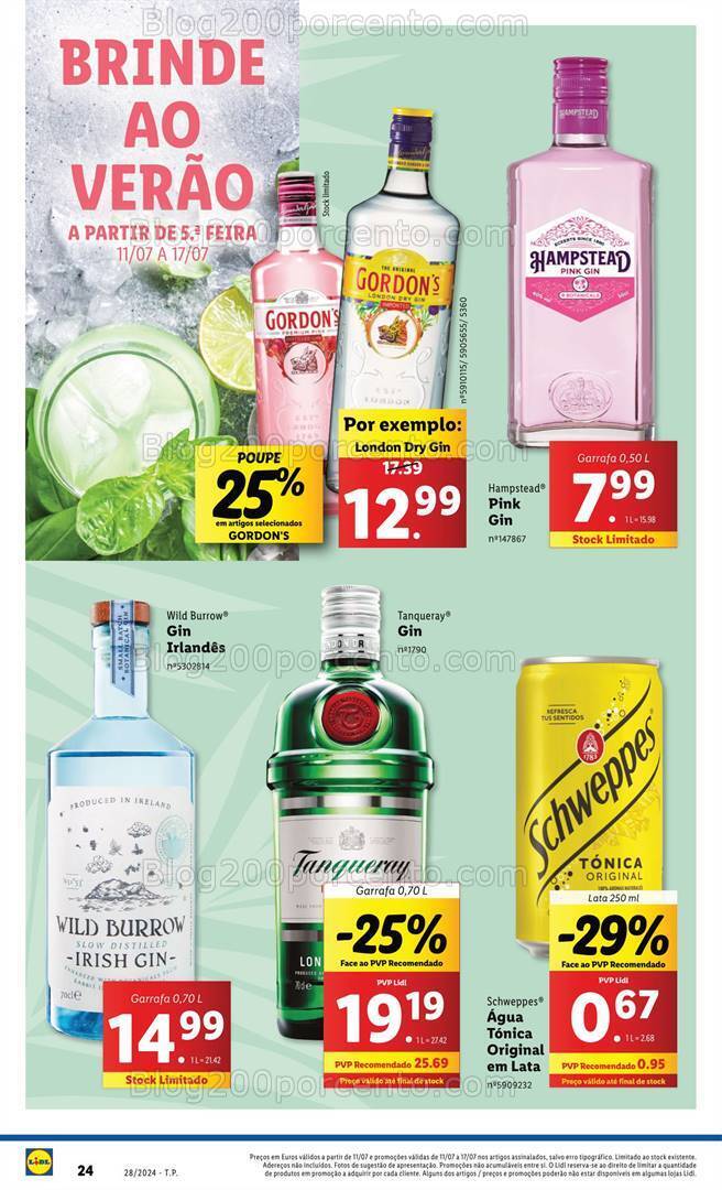 Antevisão Folheto LIDL Promoções de 11 a 17 julho