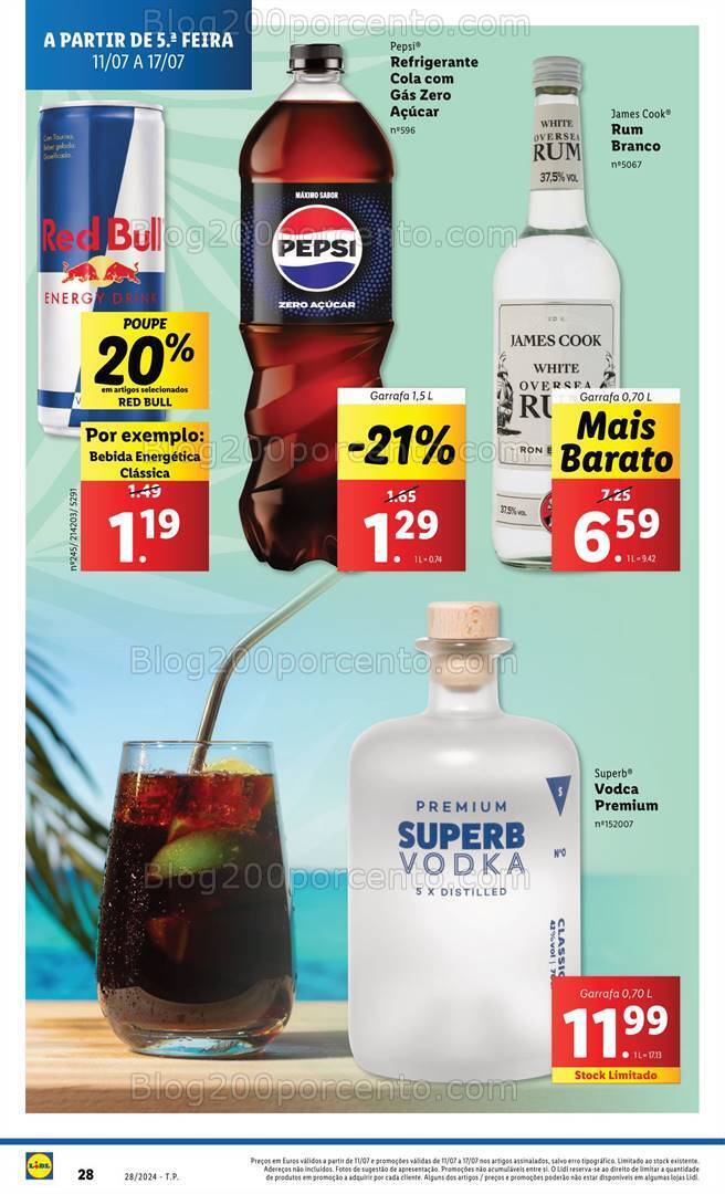 Antevisão Folheto LIDL Promoções de 11 a 17 julho