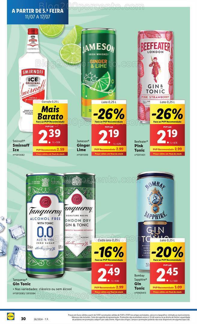 Antevisão Folheto LIDL Promoções de 11 a 17 julho