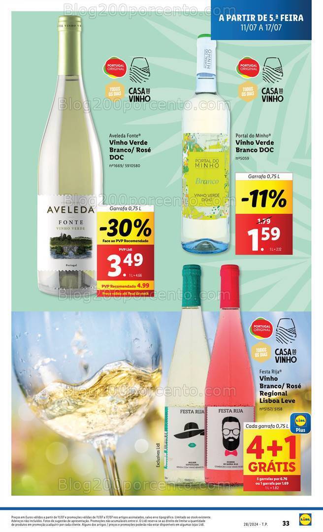 Antevisão Folheto LIDL Promoções de 11 a 17 julho
