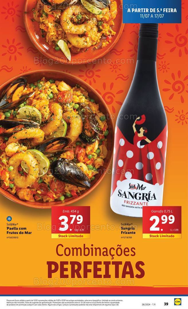 Antevisão Folheto LIDL Sabores do Mundo Promoções de 11 a 17 julho