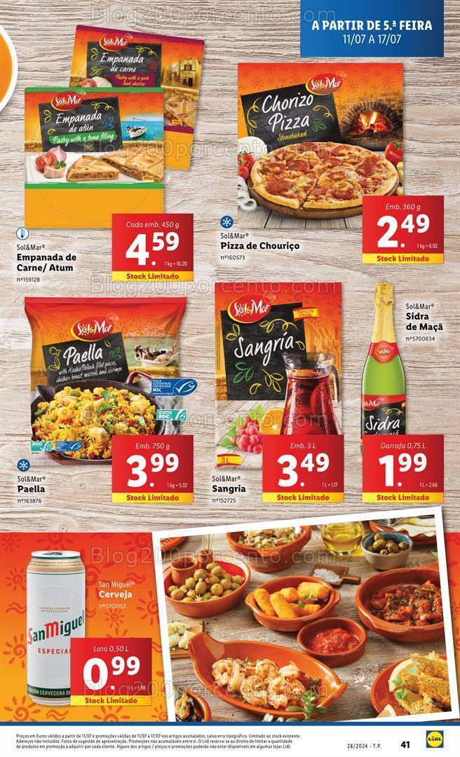 Antevisão Folheto LIDL Sabores do Mundo Promoções de 11 a 17 julho