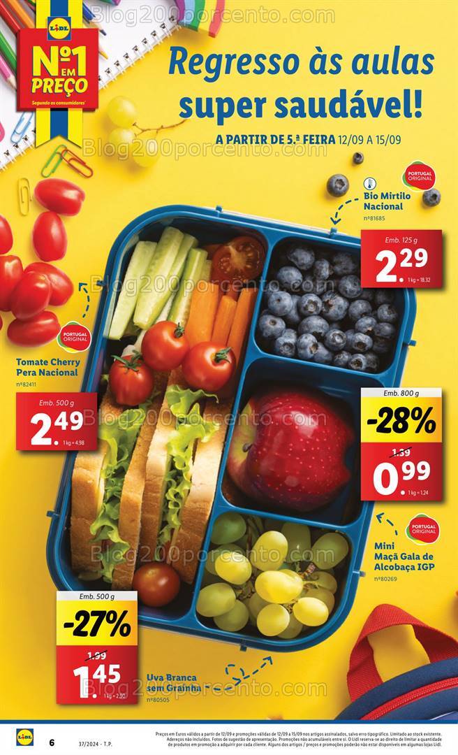 Antevisão Folheto LIDL Promoções de 12 a 18 setembro