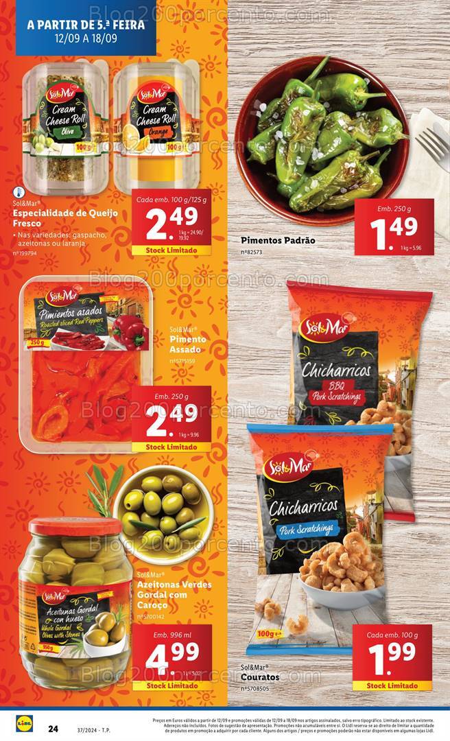 Antevisão Folheto LIDL Sabores do Mundo Promoções de 12 a 18 setembro