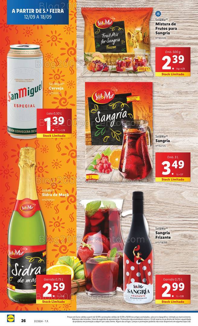 Antevisão Folheto LIDL Sabores do Mundo Promoções de 12 a 18 setembro