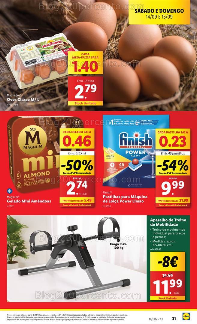 Antevisão Folheto LIDL Promoções Fim de Semana - 14 e 15 setembro