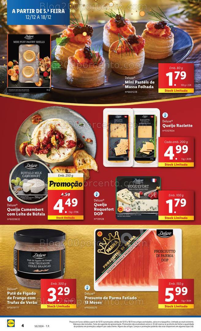 Antevisão Folheto LIDL Natal Promoções de 12 a 18 dezembro