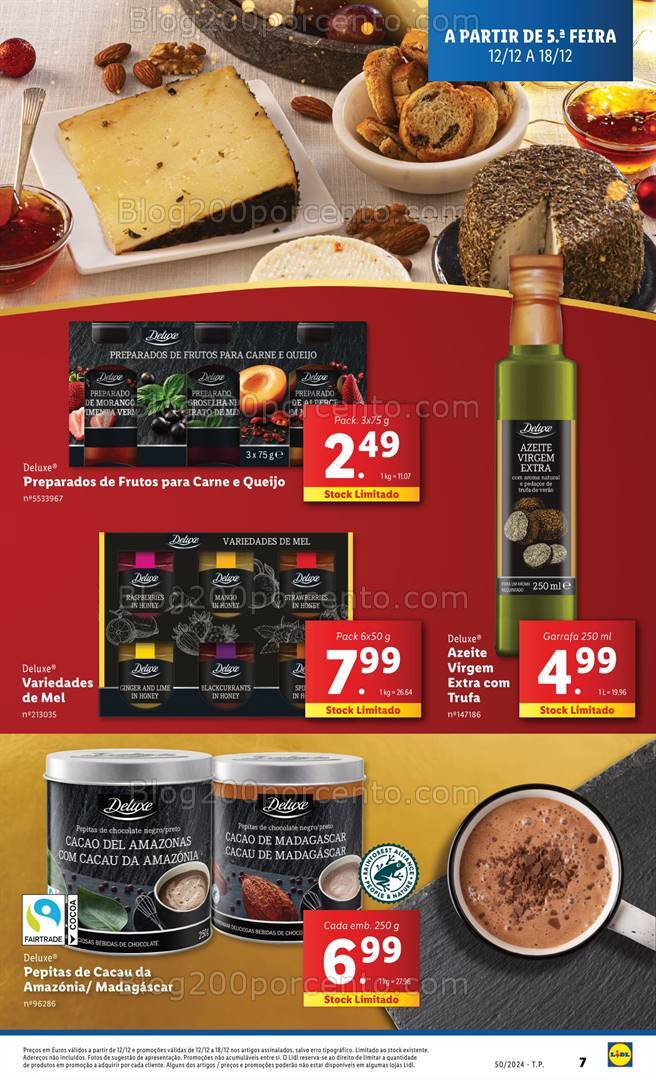 Antevisão Folheto LIDL Natal Promoções de 12 a 18 dezembro