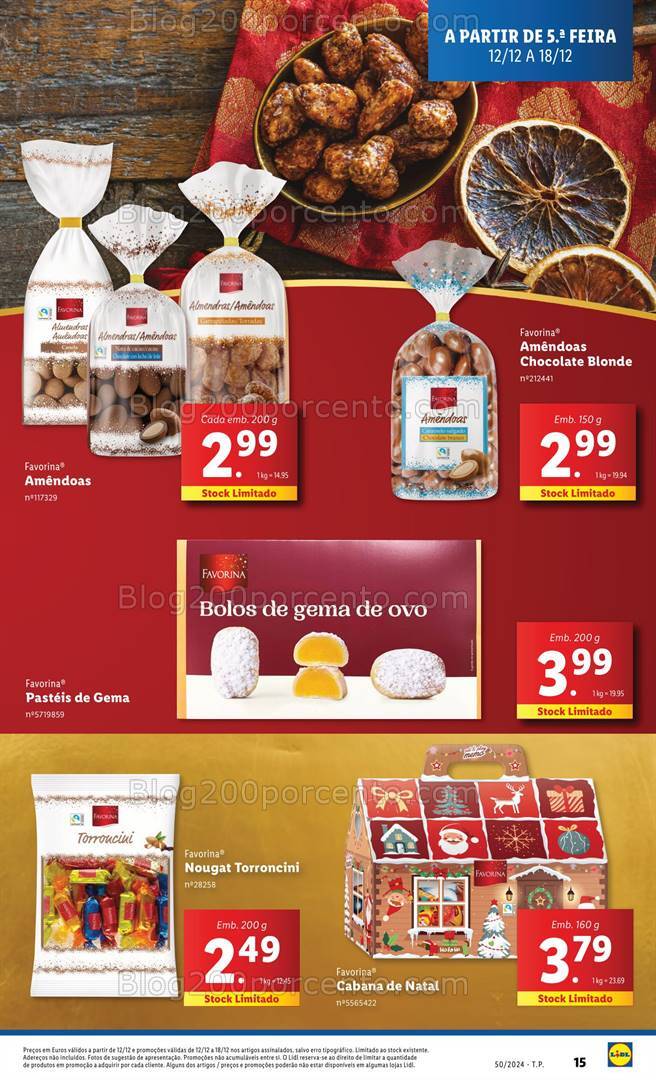 Antevisão Folheto LIDL Natal Promoções de 12 a 18 dezembro