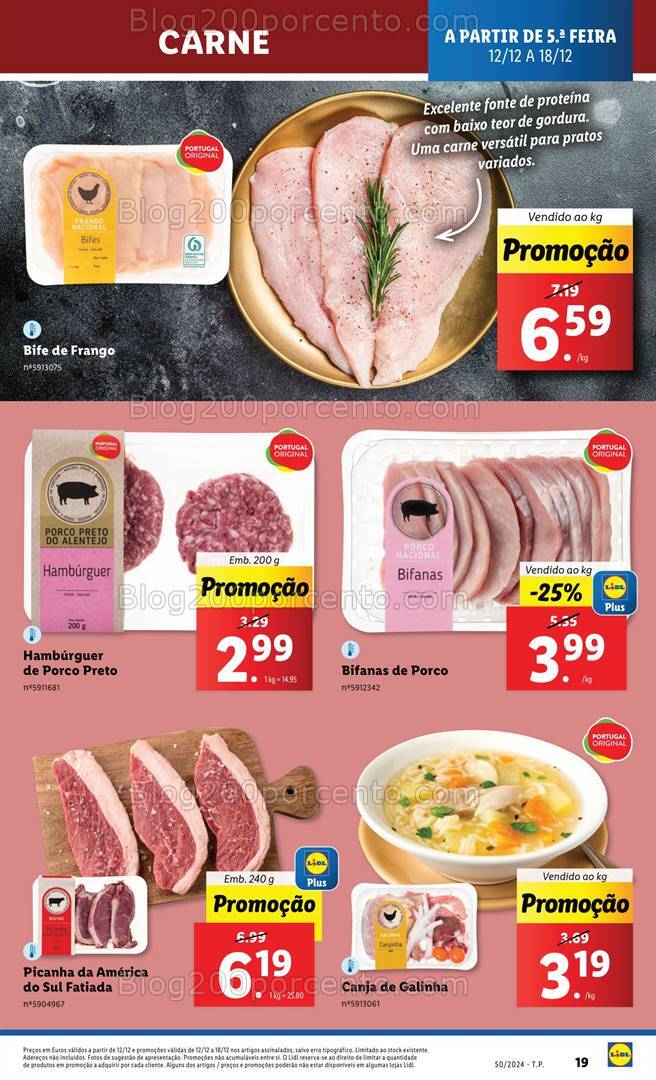 Antevisão Folheto LIDL Promoções de 12 a 18 dezembro