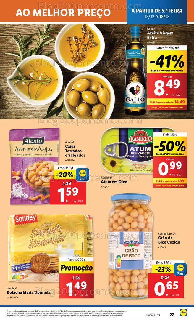 Antevisão Folheto LIDL Promoções de 12 a 18 dezembro