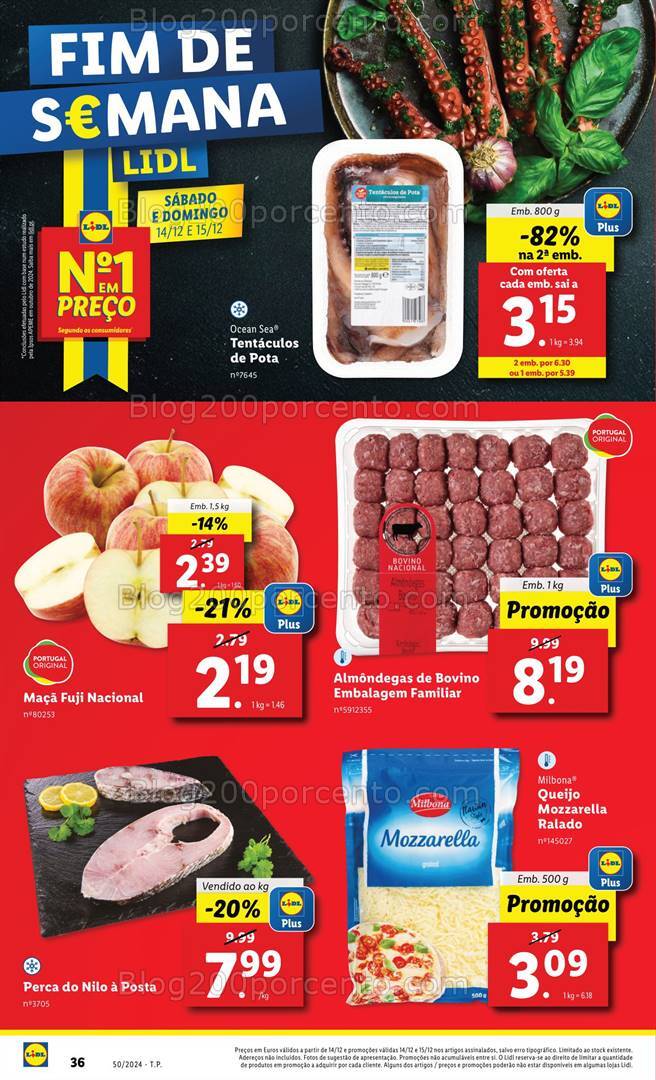 Antevisão Folheto LIDL Promoções de 12 a 18 dezembro