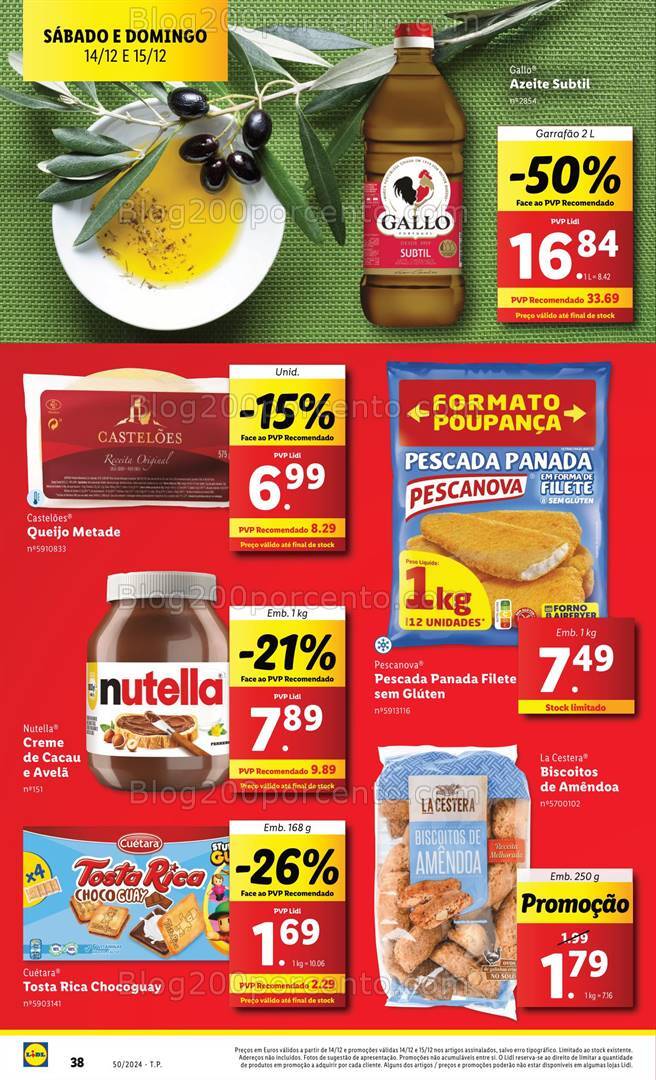Antevisão Folheto LIDL Promoções Fim de Semana - 14 e 15 dezembro