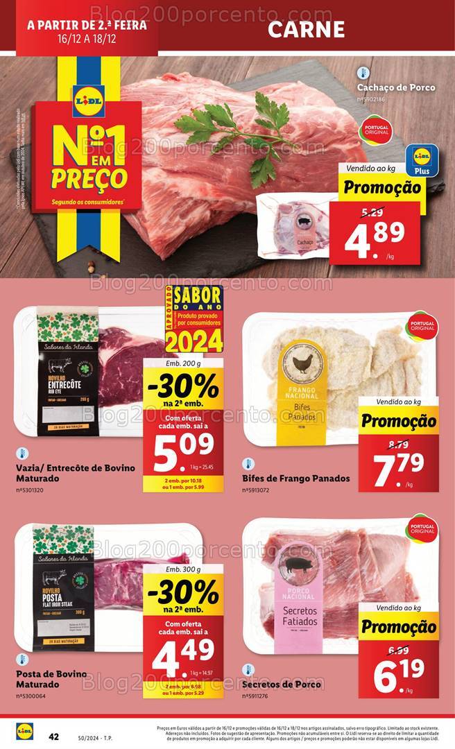 Antevisão Folheto LIDL Promoções de 12 a 18 dezembro