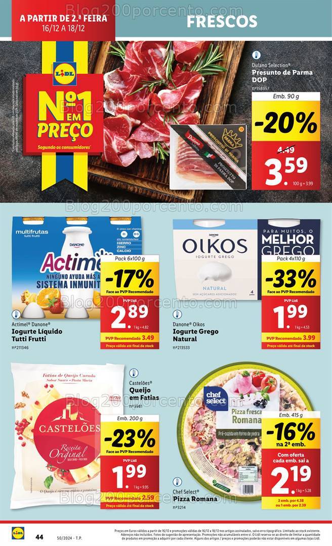 Antevisão Folheto LIDL Promoções de 12 a 18 dezembro