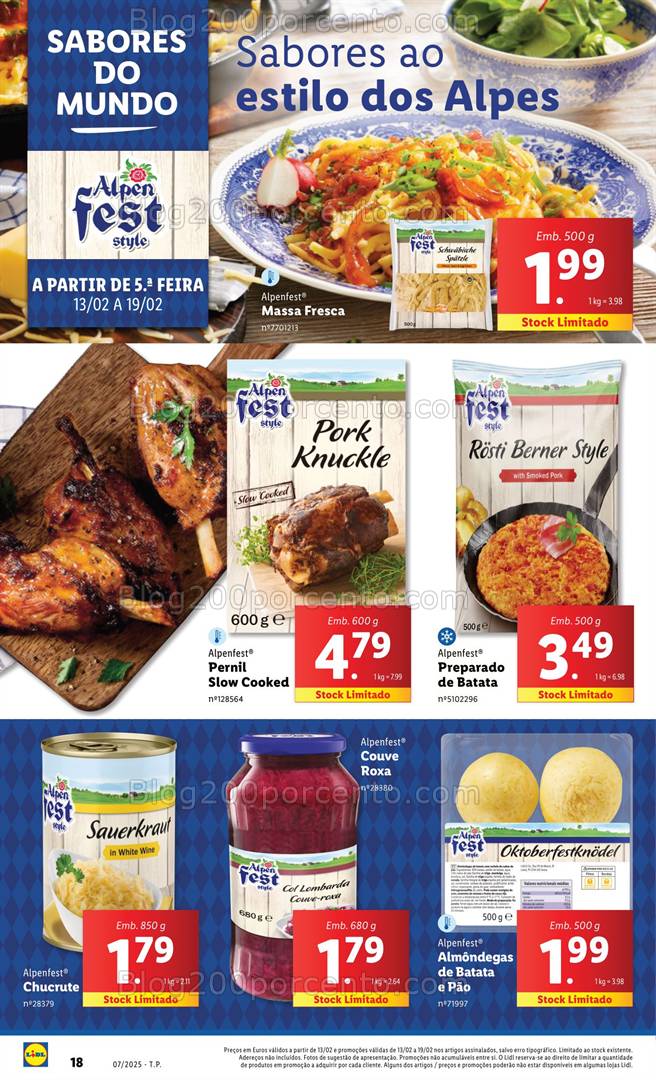 Antevisão Folheto LIDL Sabores do Mundo Promoções de 13 a 19 fevereiro