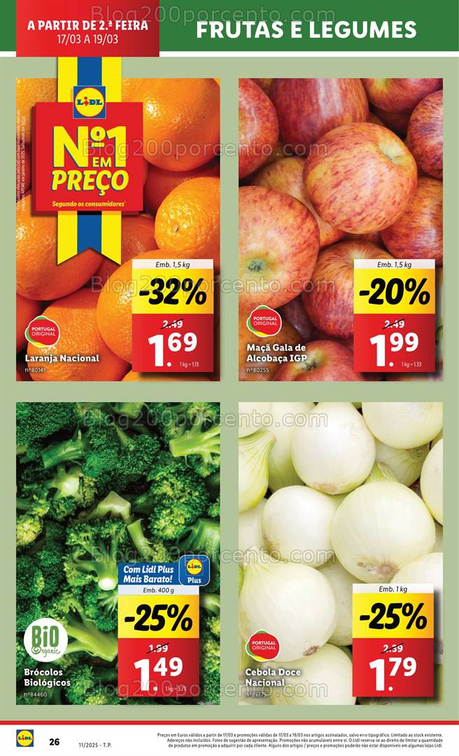 Antevisão Folheto LIDL Supermercado Promoções de 16 a 19 março
