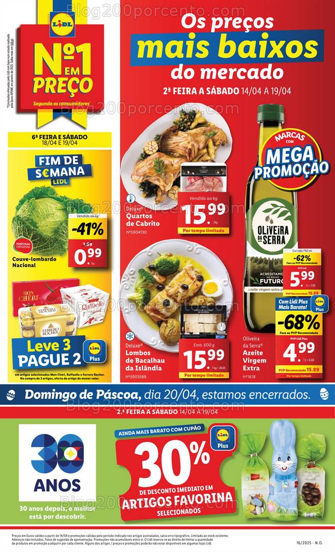 Antevisão Folheto LIDL Promoções de 14 a 19 abril - Edição Digital