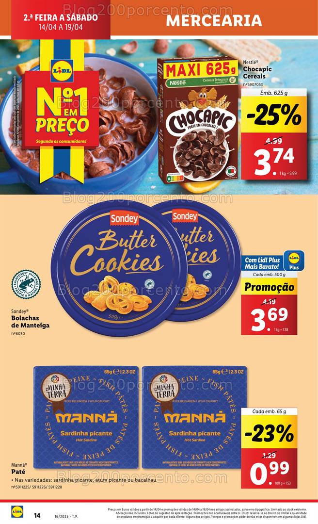 Antevisão Folheto LIDL Promoções de 14 a 19 abril - Edição Digital