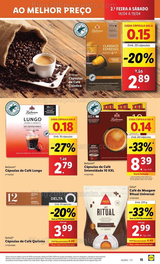 Antevisão Folheto LIDL Promoções de 14 a 19 abril - Edição Digital